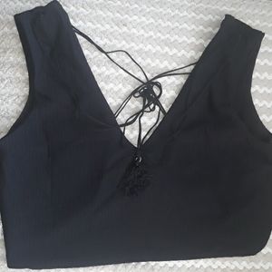 LACE UP Tank top